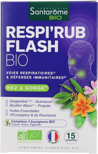 Santarome Respi'Rub Flash Bio 15 Tabletten