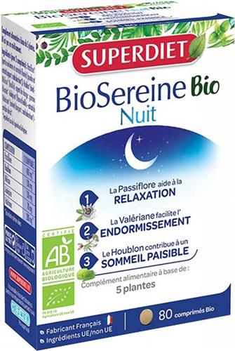 Superdiet BioSereine Nuit Bio 80 Tabletten