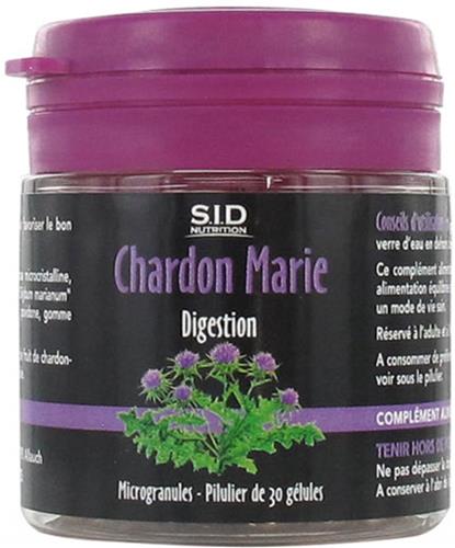 S.I.D Nutrition Spijsvertering Mariadistel 30 Capsules