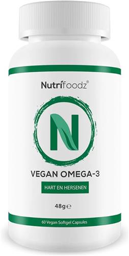 Nutrifoodz – Vegan Omega-3 – 60 Vegan Capsules