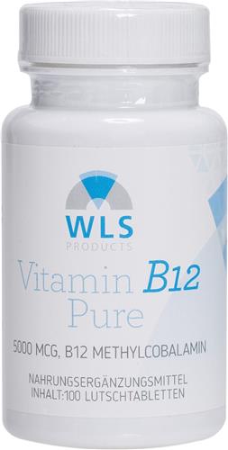 WLS Vitamine B12 Methylcobalamine zuigtabletten 100 st