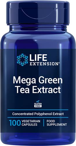 Mega groene thee-extract (100 capsules)