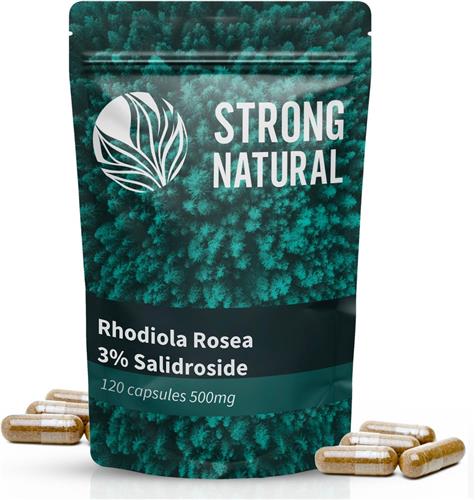 Strong Natural - Rhodiola Rosea - 3% Salidroside - 120 capsules 500mg