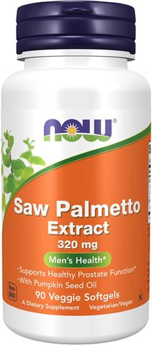 NOW Foods - Saw Palmetto Extract 320mg (90 softgels)
