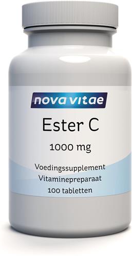 Nova Vitae - Ester C - 1000 mg - gebufferde vitamine C - 100 tabletten