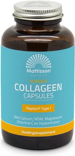 Mattisson - Runder Collageen Blend Peptan® Type I - 180 Capsules