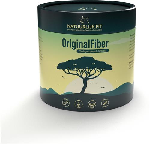 Natuurlijk.fit OriginalFiber Acaciavezels | plasticvrij | biologisch | 97% vezel gehalte | pure Acacia vezels