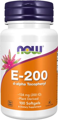 Vitamine E 200IU D-Alpha Tocopheryl 100softgels