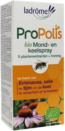 La Drome Propolis Keel- en Mondspray - 30 ml - Mondspray