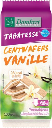 Damhert Centwafels (0 toegevoegde suikers) - 150 gram - Vanilla