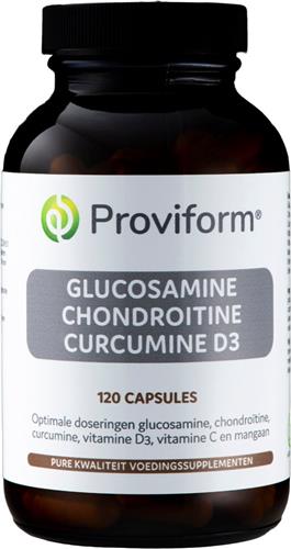 Proviform Glucosamine chondroitine curcuma D3 120 capsules