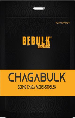 Supplementen - ChagaBulk - Chaga 500mg - Vegan - BeBulk Nutrition - 60 Capsules