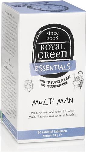 Royal Green Voedingssupplementen Royal Green Multi man 60tab