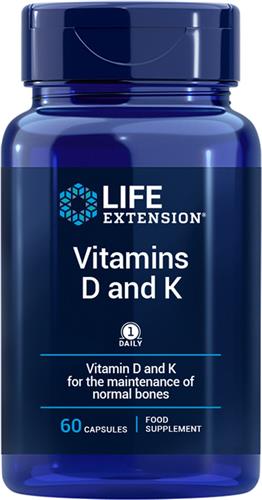 Vitamine D & K (60 capsules)
