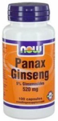 Now Foods - Panax Ginseng 500 mg per Capsule - 100 Capsules