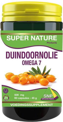 SNP Duindoorn olie omega 7 500 mg halal-kosher 60 capsules