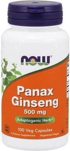 Panax Ginseng 500 mg-100 veggie caps