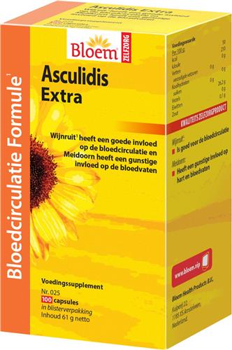 Bloem Asculidis Extra Forte - 100 capsules - Voedingssupplement