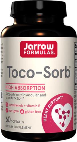 Toco-Sorb Mixed Tocotrienols and Vitamin E (60 Softgels) - Jarrow Formulas
