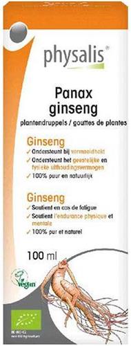 Physalis Plantendruppels Panax Ginseng Vloeibaar 100ml