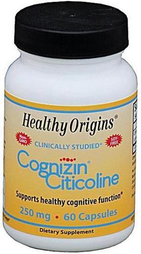 Cognizin Citicoline 250 mg (60 Capsules) - Healthy Origins