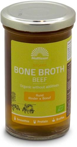 Mattisson - Biologische Runder Botten Bouillon - Beef Bone Broth - Bottenbouillon - 240 ml