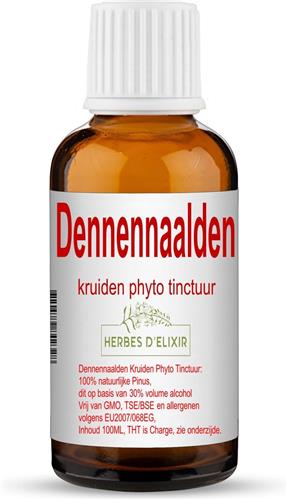 Herbes D’elixir Dennennaalden Tinctuur - 100 ml - 100% Natuurlijk - Kruidenextract