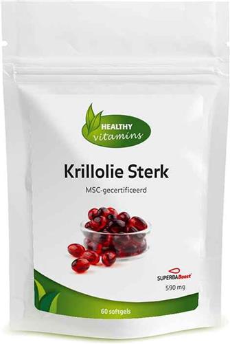Krillolie Sterk | 60 softgels | 590 mg