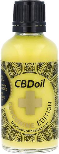 Dutch Natural Healing - water oplosbare CBD met Curcumine 50ML - Beste van 2 werelden