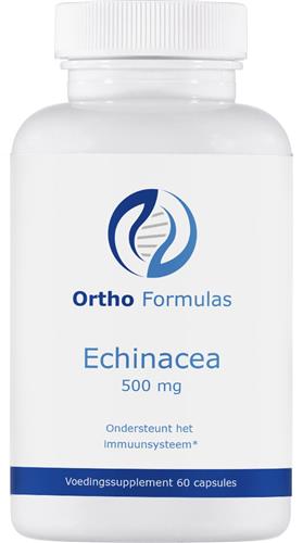 Echinacea - 500mg - 60 capsules - Angustifolia - Purpurea - luchtwegen - weerstand - afweer