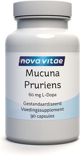 Nova Vitae - Mucuna pruriens - L-dopa - 60 mg - 90 capsules