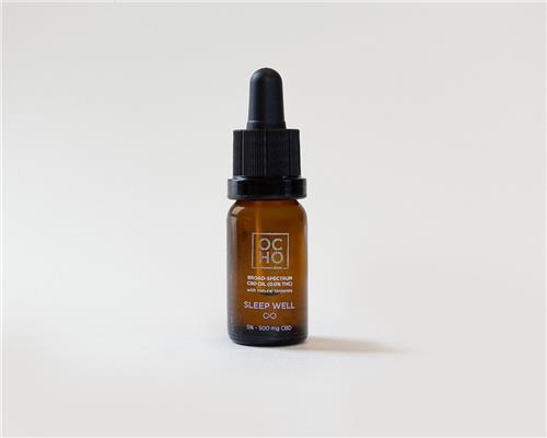 OCHO Amsterdam slaap CBD olie (5%) - Bevordert een goede nachtrust - Broad Spectrum - Rijk aan cannabinoiden