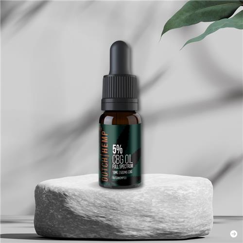 Dutch Hemp CBG-olie 5% - 10 ml full spectrum