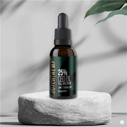 Dutch Hemp CBD-olie 25% - 30ml - Full spectrum