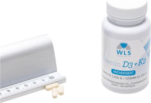 WLS Vitamine D3 + K2-MK7 100 st