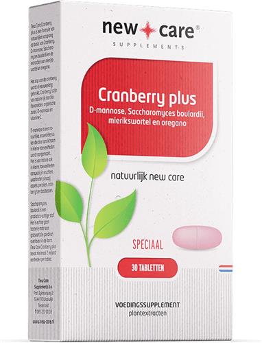 New Care Cranberry plus - D-mannose - 30 tabletten - vegetarisch