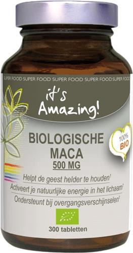 It's Amazing Biologische Maca 500 mg 300 tabletten
