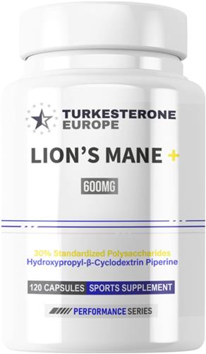 Lion's Mane+ (Hericium) 30% Polysaccharides met HydroPerine™ - 120 Capsules (600mg)