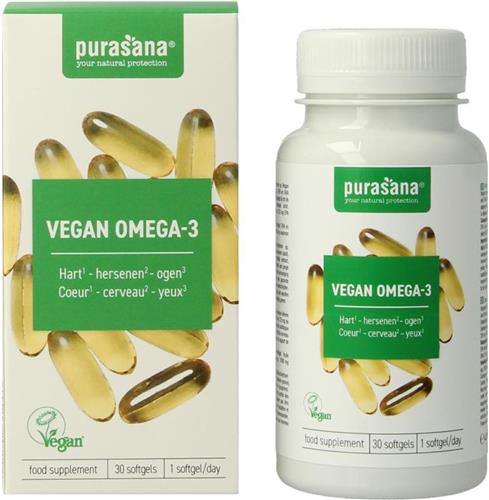 Purasana Vegan omega-3 1080 mg 30 softgels