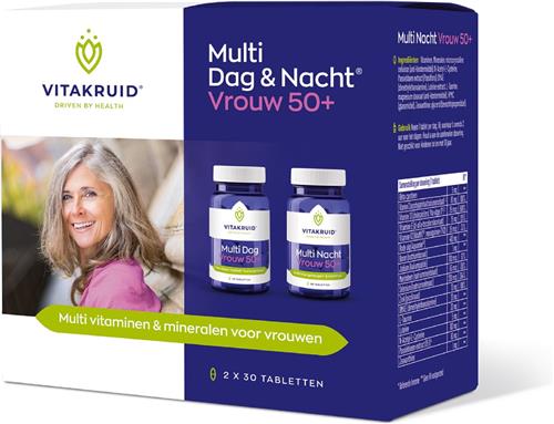 Vitakruid - Multi Dag & Nacht® Vrouw 50+ | 60 tabletten