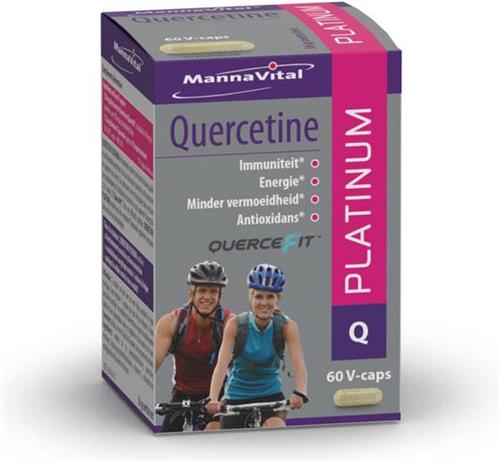 Quercetine platinum - weerstandsversterkend - verbeterd uithoudingsvermogen - bescherming tegen oxidatieve stress - helpt langer jong te blijven