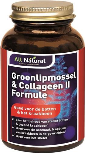 All Natural Groenlipmossel & collageen II formule 60 tabletten