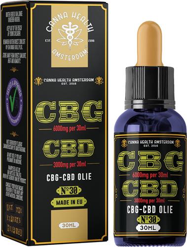 Canna Health Amsterdam - Black Label - No. 30 CBG-CBD Oil - 30ml