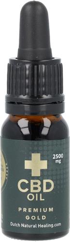 DNH - CBD olie 25% 10ML Premium Gold edition - Full Spectrum - Rijkste in Terpenen - Grootste Variatie Cannabinoïden - Beste Entourage Effect