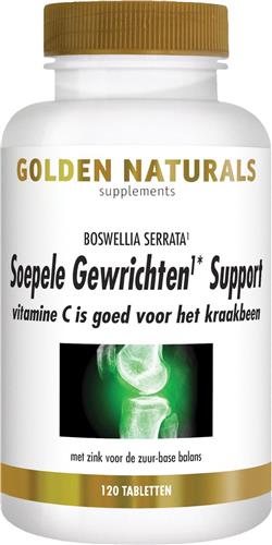 Golden Naturals Soepele Gewrichten Support (120 tabletten)