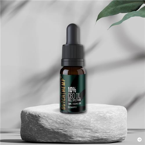 Dutch Hemp CBD-olie 10% - 10 ml - Full spectrum