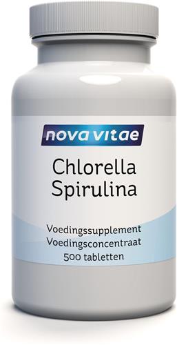 Nova Vitae - Chlorella met Spirulina - 500 tabletten