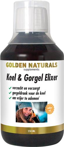 Golden Naturals Keel & Gorgel Elixer (250 milliliter)