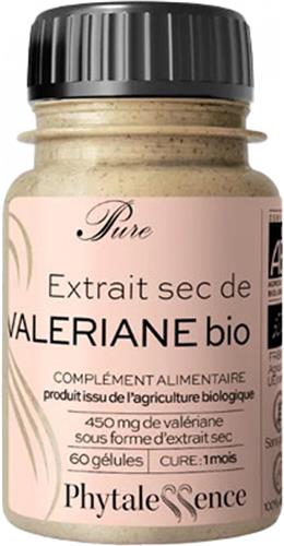 Phytalessence Pure Valeriaan Biologisch 60 Capsules