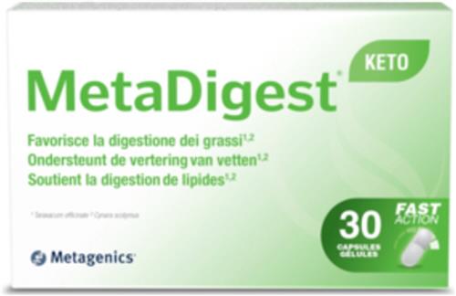 Metagenics Metadigest Keto 30 capsules